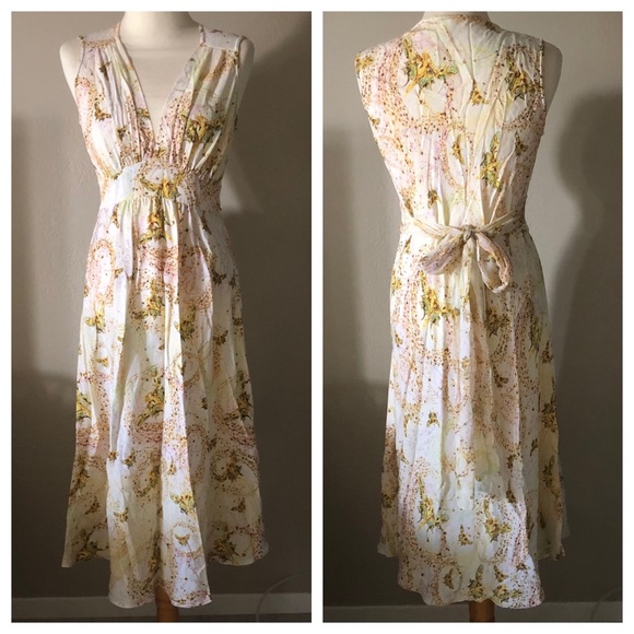 Diane Von Furstenberg Dresses & Skirts - Diane Von Furstenberg Fairy Butterfly Silk Dress M